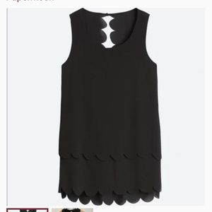 Stitch fix Papermoon Violeta Scallop Detail Blouse NWT